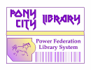 Pony City Library Card